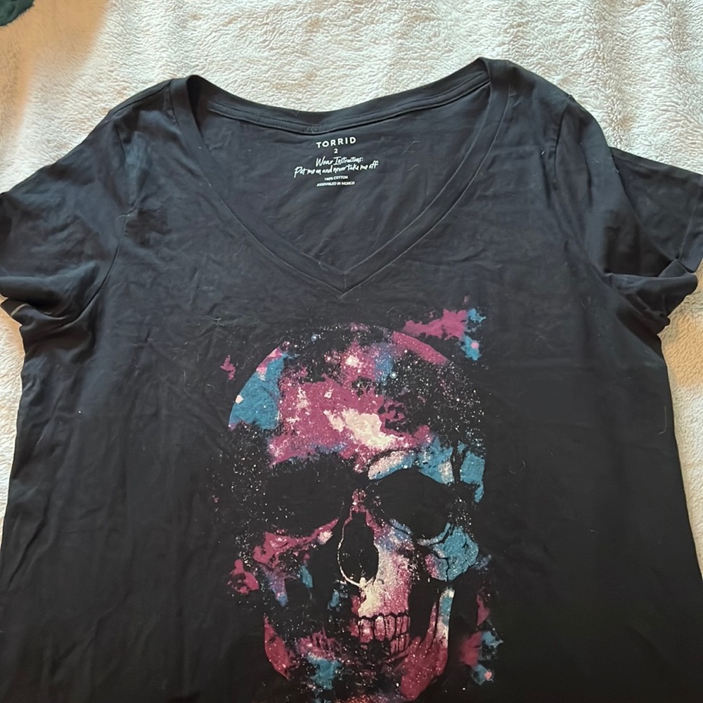 Torrid skull shirt